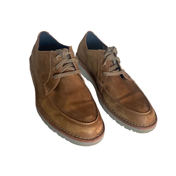 Clark’s collection brown leather shoes size 13 M (b42) - Picture 1 of 10